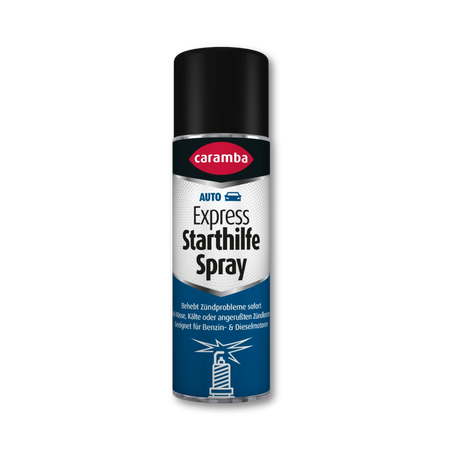 Bild der Frontalansicht einer Dose Caramba Starthilfespray.