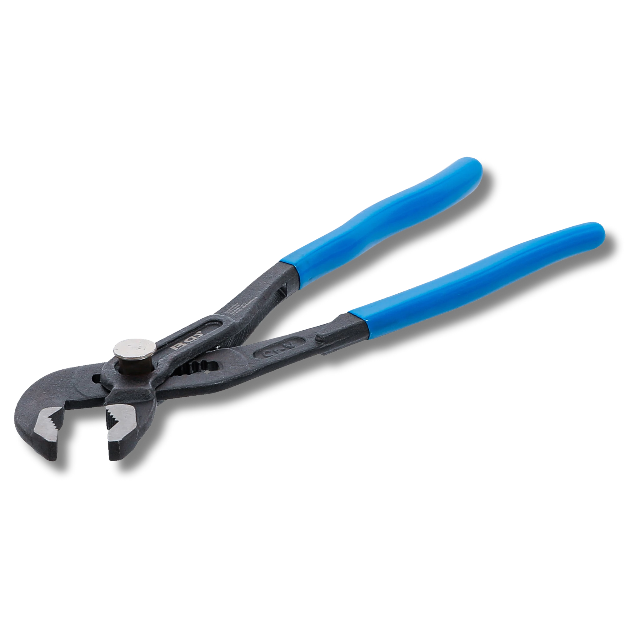 Bild einer Wasserpumpenzange, von schräg vorne fotografiert