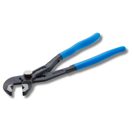 Bild einer Wasserpumpenzange, von schräg vorne fotografiert