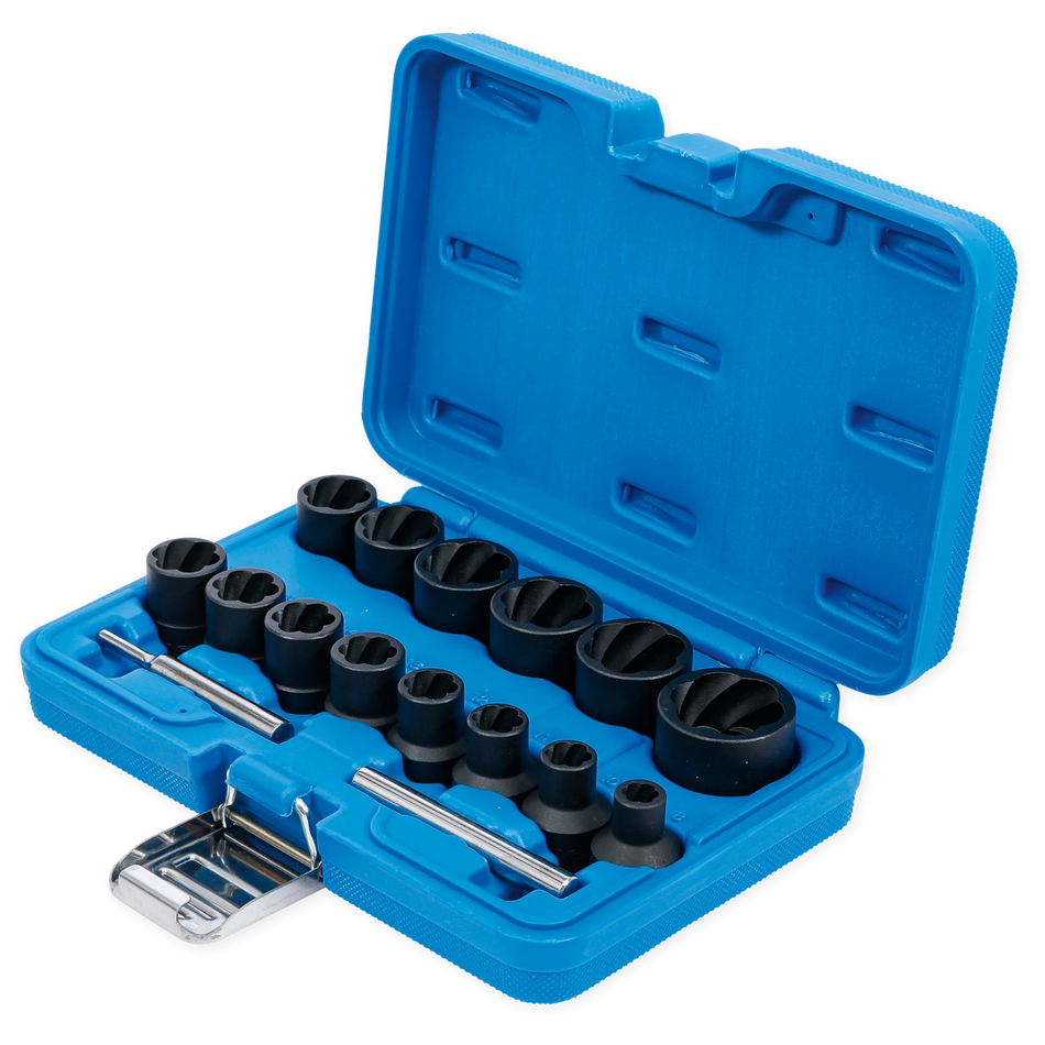 1/2" Ausdreher-Set für beschädigte Schrauben / Muttern