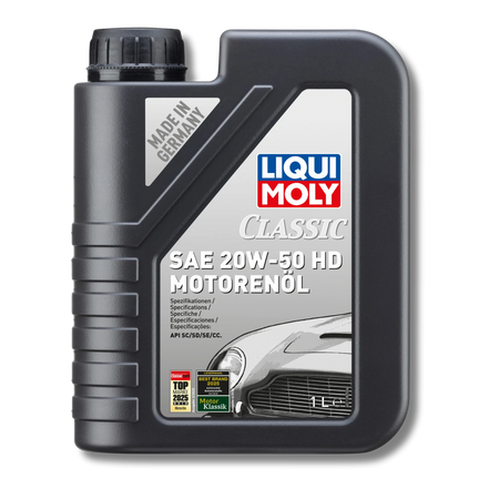 Bild eines 1 Liter-Kanisters Classic Motorenöl SAE 20W-50