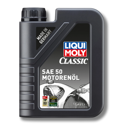 Bild eines 1 Liter-Kanisters Classic Motorenöl SAE 50