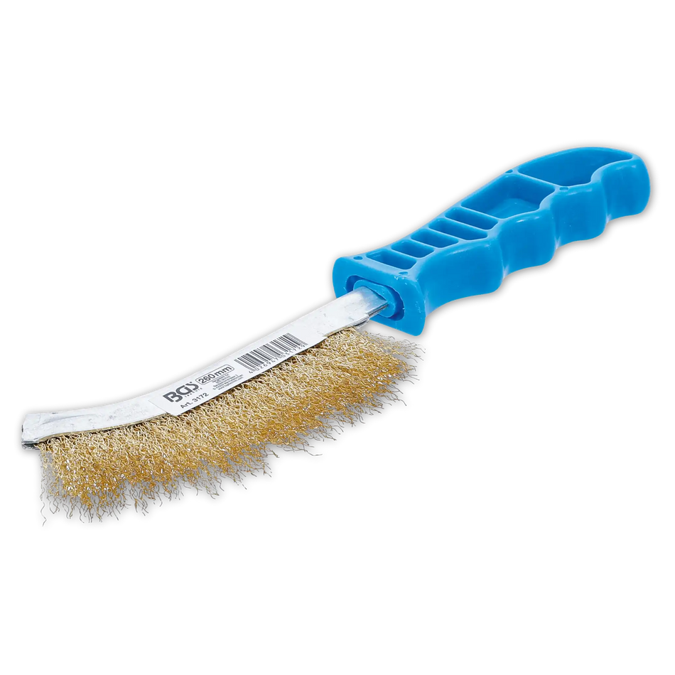 BGS Technic Drahtbürste | vermessingt | 260 mm