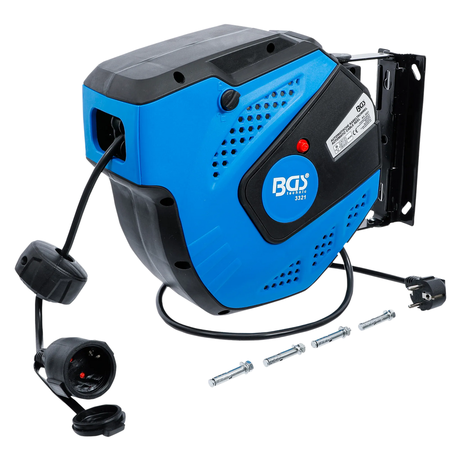 Kabeltrommel mit automatischem Wandaufroller