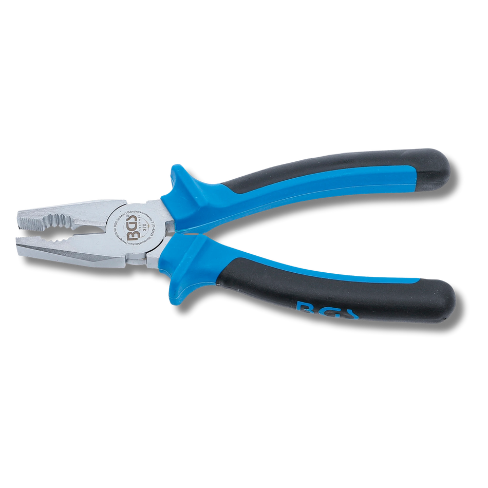 Bild einer Kombizange, von der Seite fotografiert