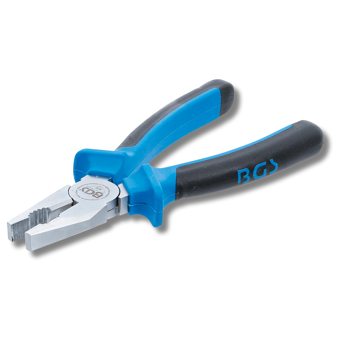 Bild einer Kombizange, von schräg vorne fotografiert