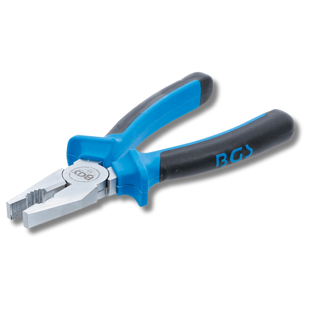 Bild einer Kombizange, von schräg vorne fotografiert