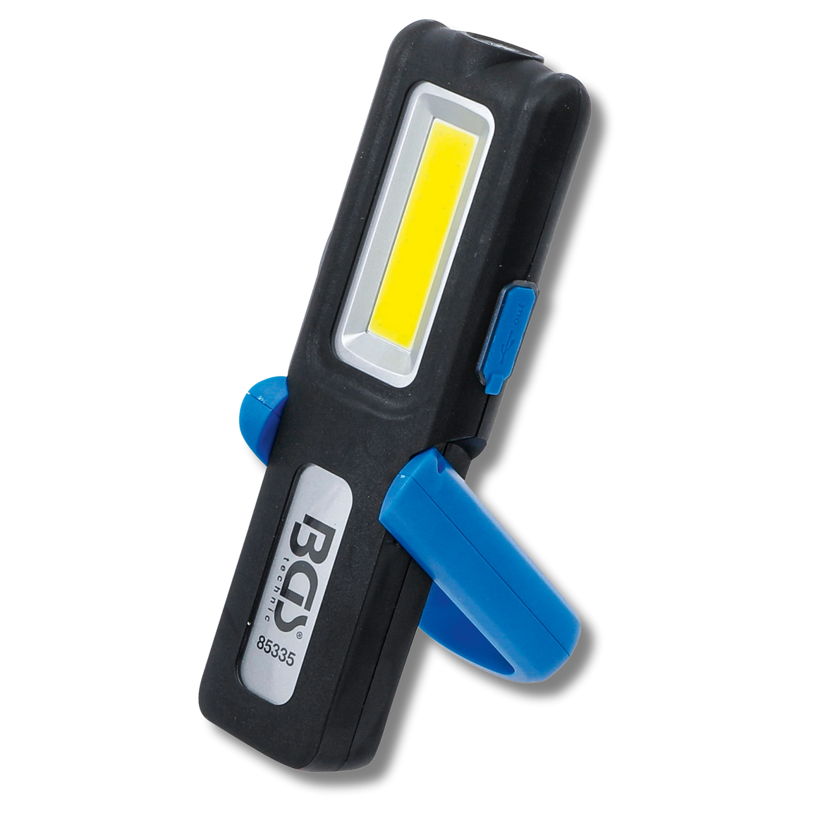 Bild einer LED-Arbeitsleuchte, von vorne fotografiert