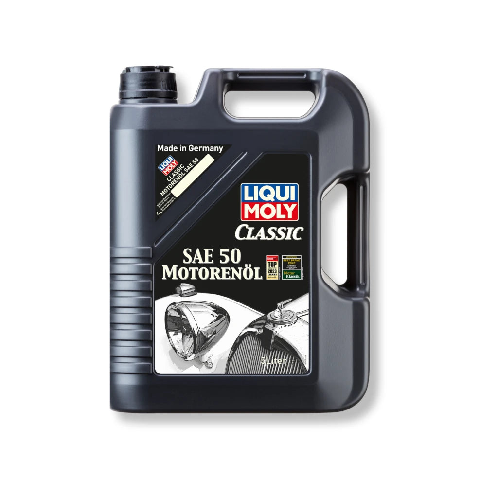 Bild der Frontalansicht eines Kanisters LIQUI MOLY Motoröl.
