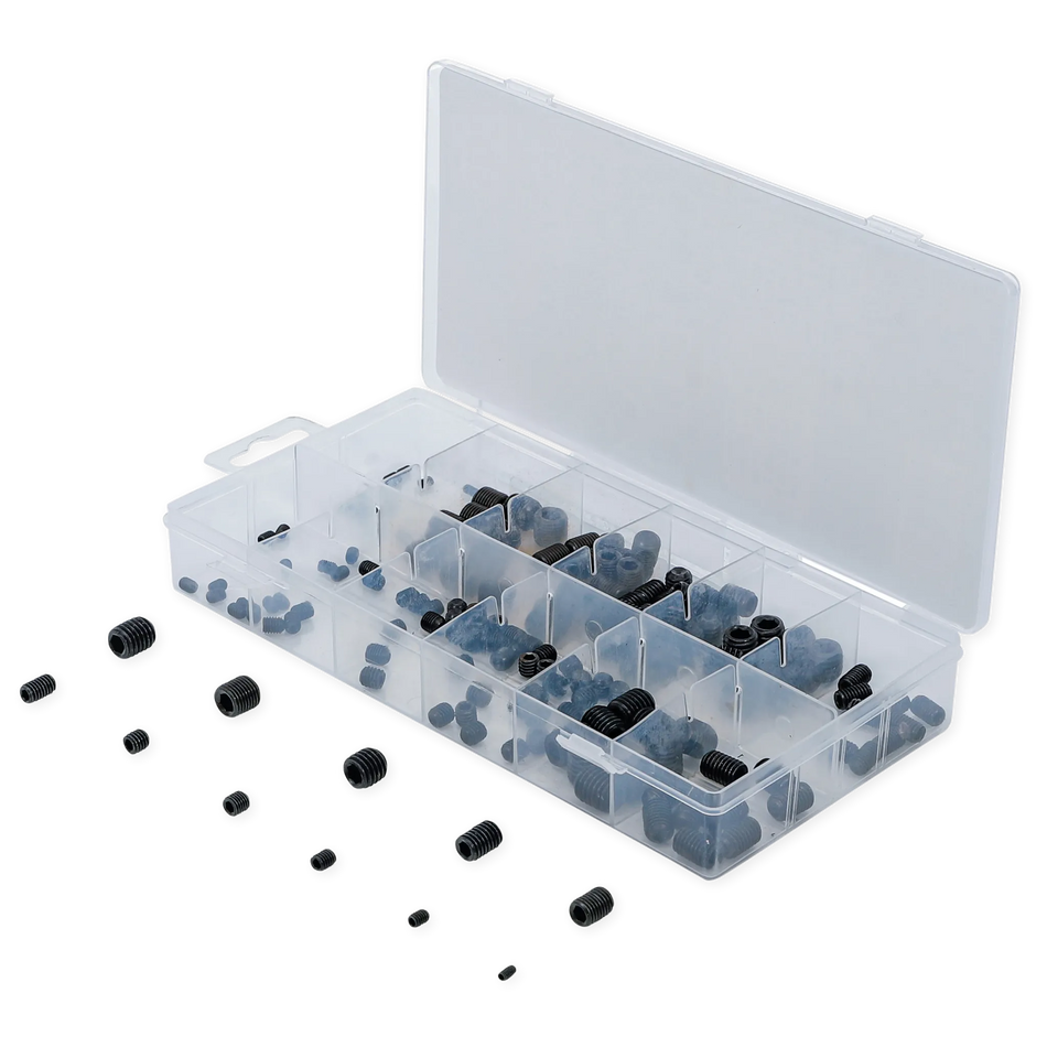 Madenschrauben-Sortiment Metrisch | 160-teilig