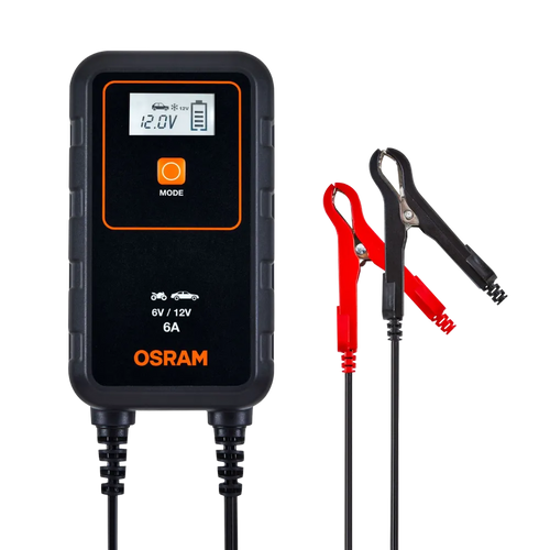 OSRAM BATTERYcharge 906 – Intelligentes Batterieladegerät (6A, 6V/12V)