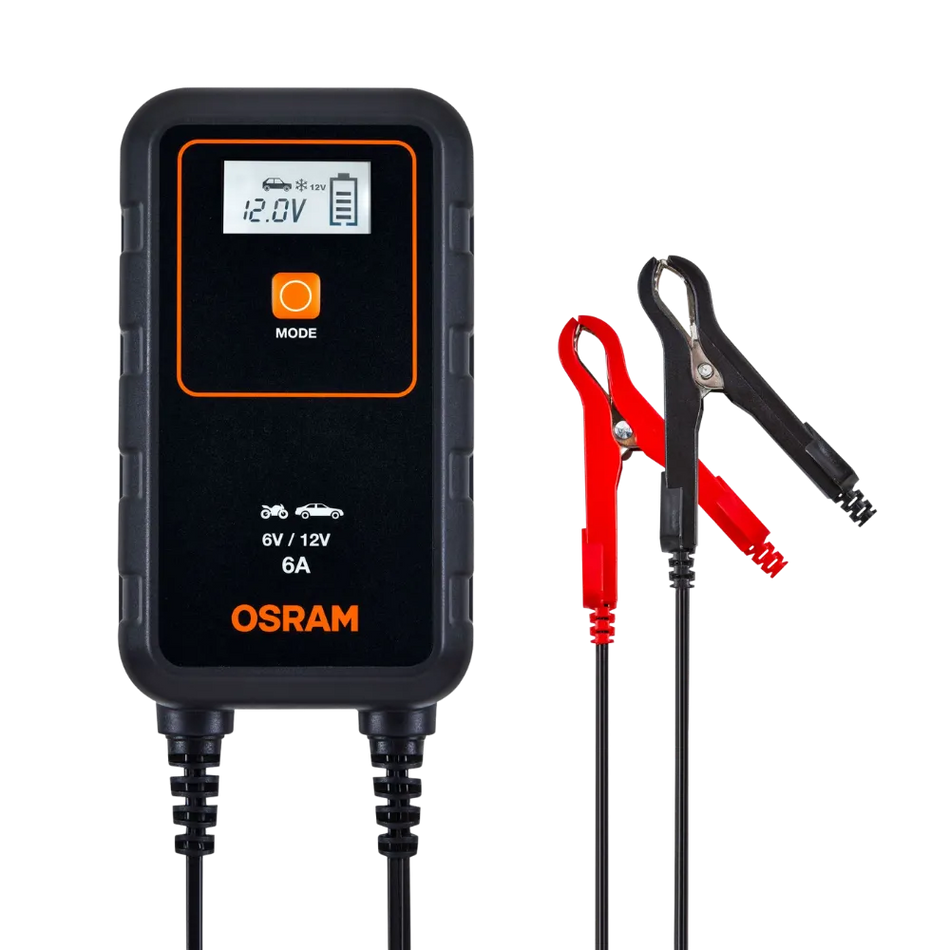 OSRAM BATTERYcharge 906 – Intelligentes Batterieladegerät (6A, 6V/12V)