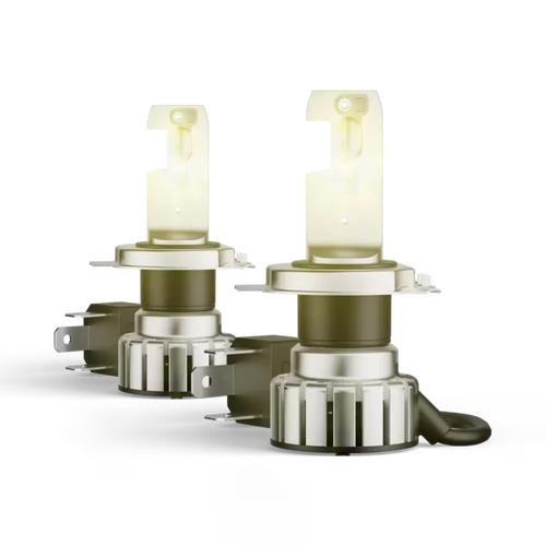 OSRAM NIGHT BREAKER LED VINTAGE H4 Oldtimer-LED (12V, 3000K, 2er-Set) inkl. R2-Adapter & Zulassung