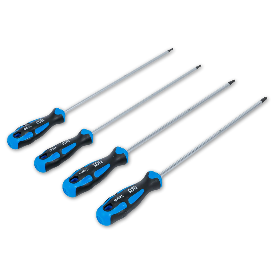BGS Schraubendreher-Satz Torx | extra lang | 4-tlg.