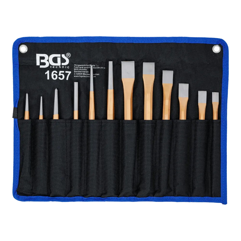 BGS Technic Splintentreiber-/ Durchschlag-/ Meissel-/ Körner-Satz