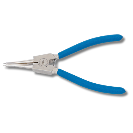 Bild einer Sprengringzange für Außensprengringe, von vorne fotografiert