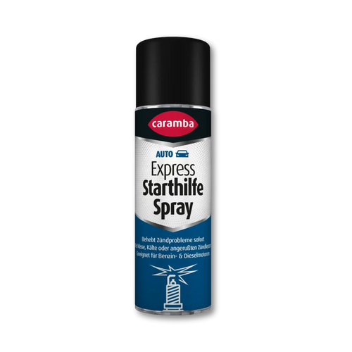 Bild der Frontalansicht einer Dose Caramba Starthilfespray.