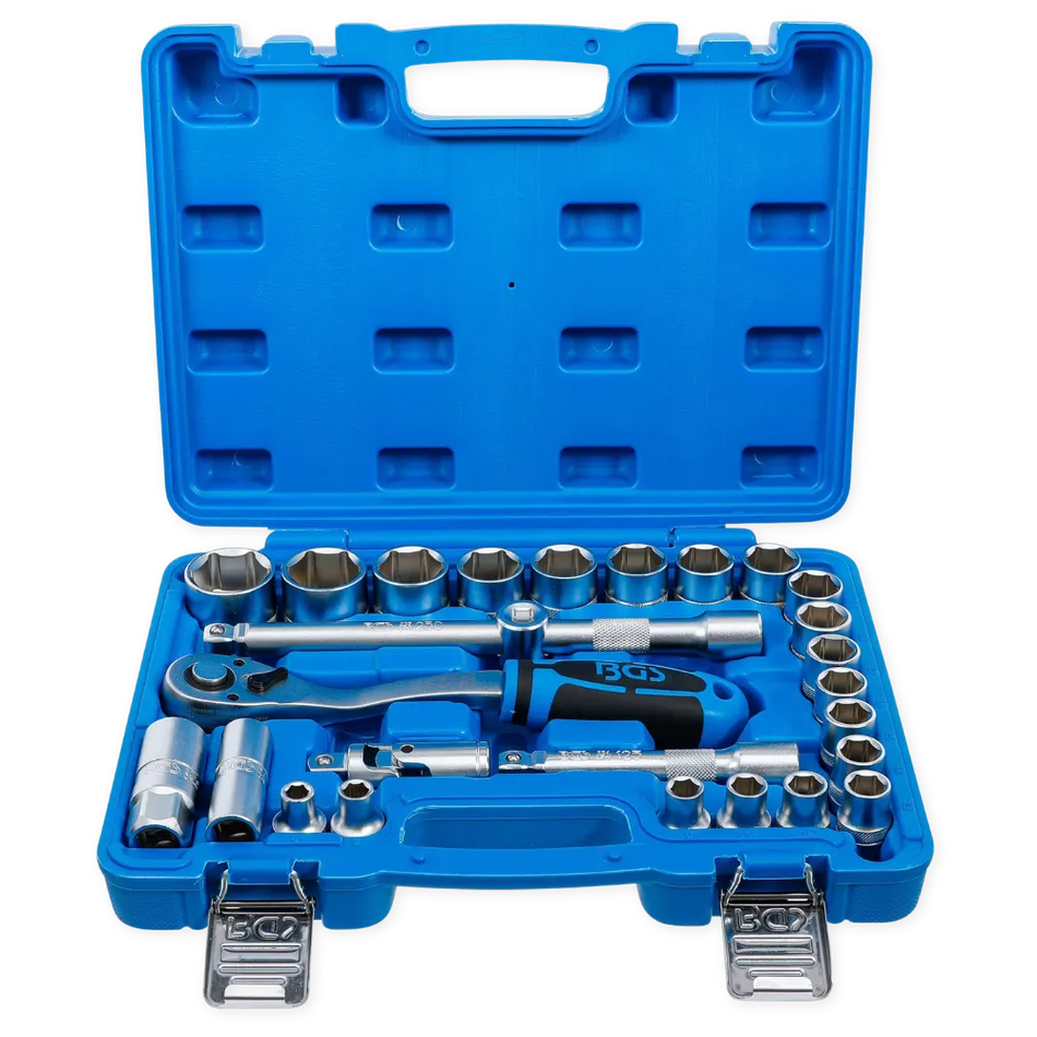 BGS Steckschlüsselsatz Metrisch 1/2" | 27-tlg.