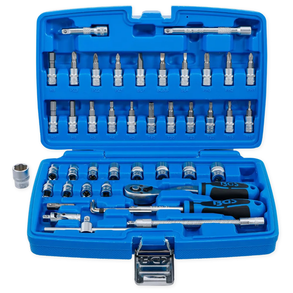 BGS Steckschlüsselsatz Metrisch 1/4" | 46-tlg.
