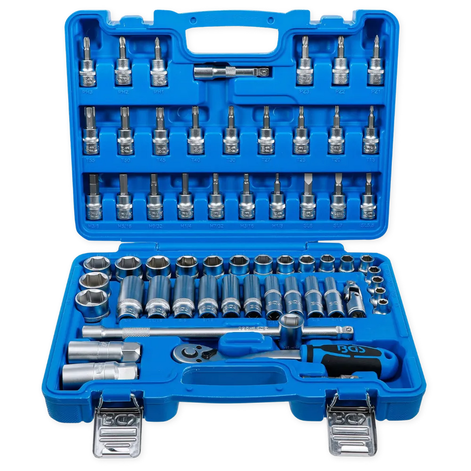 BGS Steckschlüsselsatz Zoll 3/8" | 61-tlg.