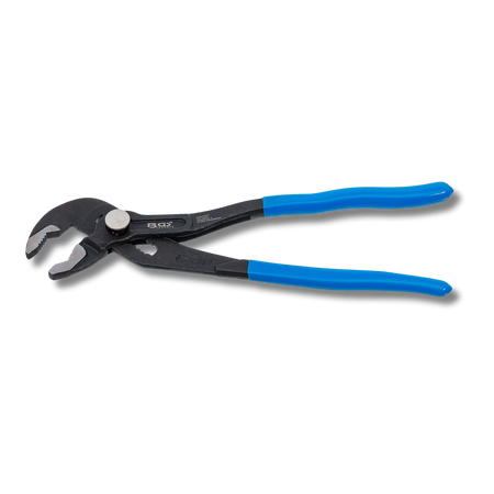 Bild einer Wasserpumpenzange, von der Seite fotografiert