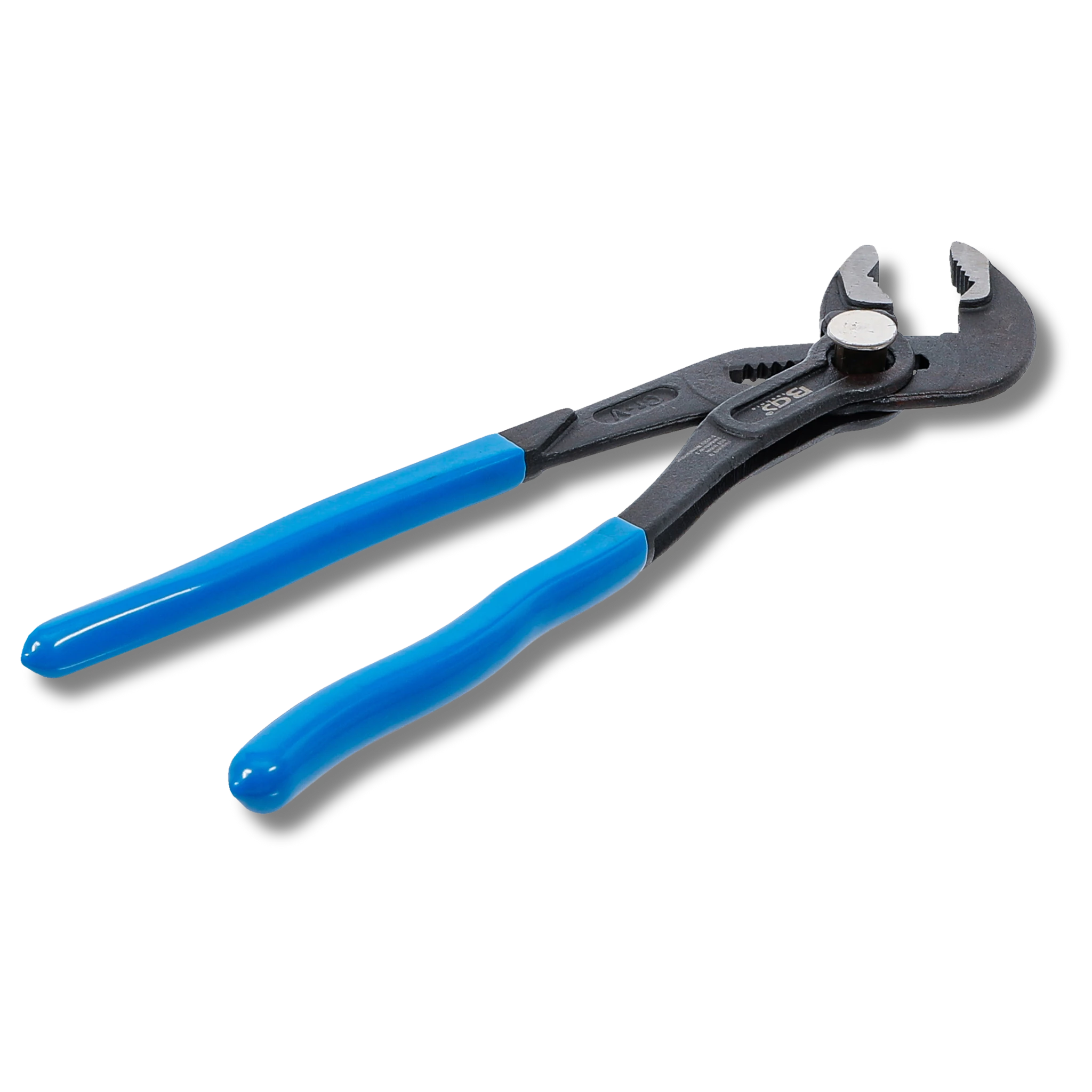 Bild einer Wasserpumpenzange, von schräg hinten fotografiert