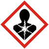 Gefahrenpiktogramm GHS–08 Gesundheitsgefahr